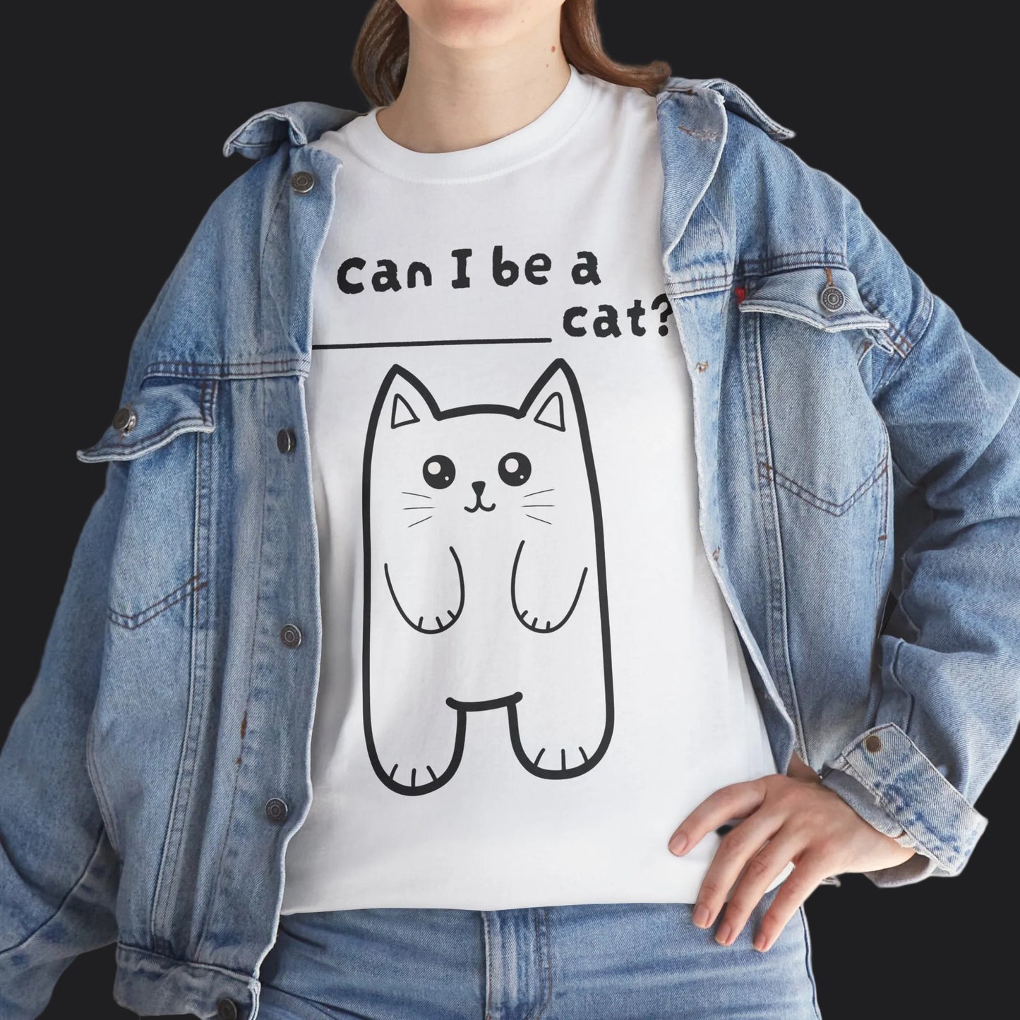 Can I Be a ____ Cat? – DIY Coloring Tee