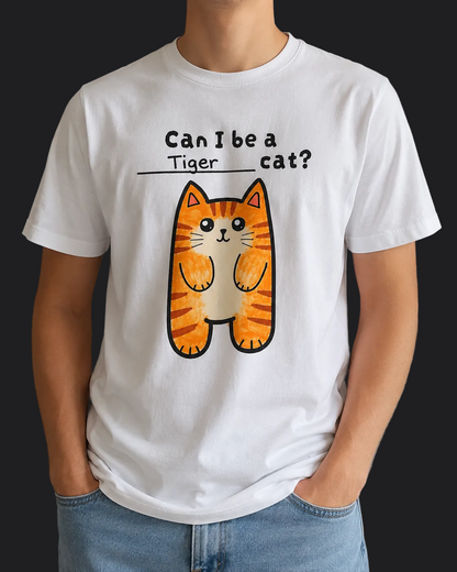 Can I Be a ____ Cat? – DIY Coloring Tee